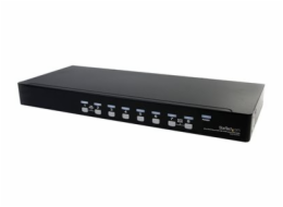 StarTech.com 8 Port VGA KVM Switch - 1U Rack Mount - USB VGA KVM Switch with Audio - 1920 x 1440 @60hz - KVM Video Switch (SV831DUSBAU) - Prepínac KVM / audio - 8 x KVM / zvuk - 1 místní uživatel - de