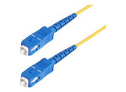 Startech 30m (98.4ft) SC to SC (UPC) OS2 Single Mode Simplex Fiber Optic Cable, 9/125?m, 40G/100G, Bend Insensitive, Low Insertion Loss, LSZH Fiber Patch Cord - Patch kabel - jednoduchý režim SC/UPC (