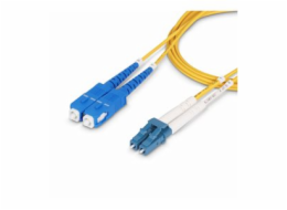 StarTech.com 7m (23ft) LC to SC (UPC) OS2 Single Mode Duplex Fiber Optic Cable, 9/125?m, Laser Optimized, 10G, Bend Insensitive, Low Insertion Loss - LSZH Fiber Patch Cord (SMLCSC-OS2-7M) - Patch kabe