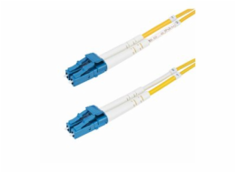 Startech 25m (82ft) LC to LC (UPC) OS2 Single Mode Duplex Fiber Optic Cable, 9/125?m, Laser Optimized, 10G, Bend Insensitive, Low Insertion Loss - LSZH Fiber Patch Cord (SMDOS2LCLC25M) - Patch kabel -