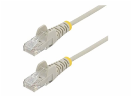 StarTech.com 1.5m Slim LSZH CAT6 Ethernet Cable, 10 Gigabit Snagless RJ45 100W PoE Patch Cord, CAT 6 10GbE UTP Network Cable w/Strain Relief, Grey, Fluke Tested/ETL, Low Smoke Zero Halogen - Category 