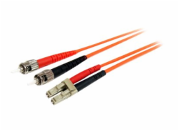 StarTech.com 2m Fiber Optic Cable - Multimode Duplex 62.5/125 - LSZH - LC/ST - OM1 - LC to ST Fiber Patch Cable (FIBLCST2) - Sítový kabel - multirežim LC (M) do ST nekolik režimu (M) - 2 m - 2 m - opt