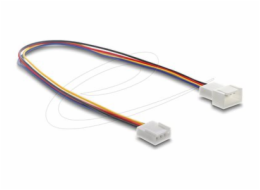 Delock - Prodlužovací kabel vetráku - 4-pinová PWM (pulsne šírková modulace) (F) do 4-pinová PWM (pulsne šírková modulace) (M) - 30 cm