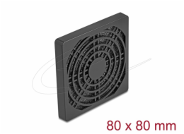 Delock - Mrížka ventilátoru - with dust filter - cerná