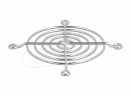 Delock - Mrížka ventilátoru - stríbrná