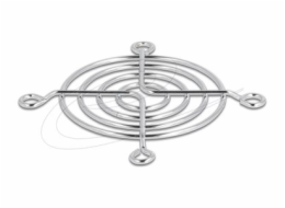 Delock - Mrížka ventilátoru - stríbrná