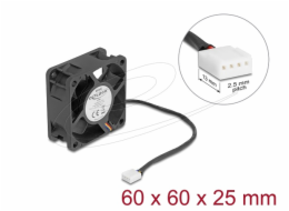 Delock - Ventilátor skríne - axial - 60 mm - cerná
