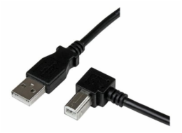 StarTech.com 1m USB 2.0 A to Right Angle B Cable Cord - 1 m USB Printer Cable - Right Angle USB B Cable - 1x USB A (M), 1x USB B (M) (USBAB1MR) - Kabel USB - USB typ B (M) do USB (M) - USB 2.0 - 1 m -
