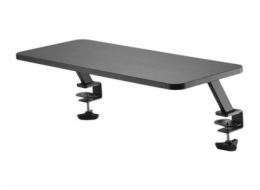 StarTech.com Monitor Riser Stand - Clamp-on Monitor Shelf for Desk - Extra Wide 25.6" (65 cm) For up to 34" Monitors - Black (MNRISERCLMP) - Montážní sada - pro obrazovka - cerná - velikost obrazovky: