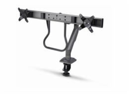 StarTech.com Desk Mount Dual Monitor Arm w/ Crossbar, Up To 27" Displays - Montážní sada - articulating, mechanical spring - pro 2 LCD displeje - ocel, plast - cerná - velikost obrazovky: 17"-27" - up