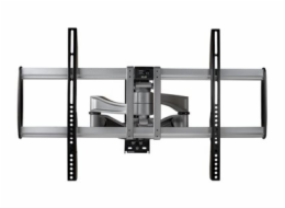 StarTech.com Full Motion TV Wall Mount, Heavy Duty Articulating TV Wall Mount Bracket for 32" to 75" (165lb/75kg) VESA Display, Universal Adjustable Tilt/Swivel Flat Screen Arm, Silver - Cable Managem