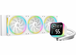 DEEPCOOL LQ360 WH Procesor Sada pro kapalinové chlazení 12 cm Černá 1 kusů