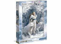 Clementoni - Puzzle 1000 Anne Stokes Zimní strážci