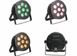 LIGHT4ME LIGHT4ME Penta Par 8x12W MKII RGBWA LED tenká studiová lampa