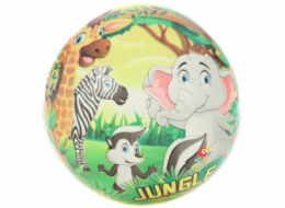 Míč zvířátka z jungle 23 cm
