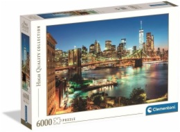 Clementoni - Puzzle 6000 Světla Brooklynského mostu