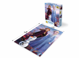 PRIME 3D PUZZLE - Disney Ledové království – Elsa a Anna a Olaf 300 dílků