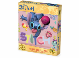 PRIME 3D PUZZLE - Disney Stitch #4 500 dílků