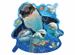 PRIME 3D Dřevěné PUZZLE - Selfie z oceánu 200 dílků