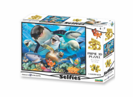 PRIME 3D PUZZLE - Selfie pod vodou 63 dílků
