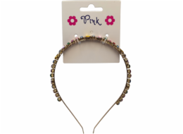 Čelenka s barevným akrylovým diamantem