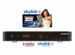 Evolve BlackStar IRDETO+Skylink Satelitní přijímač