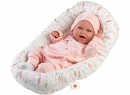 Llorens 74122 Panenka smějící se Mimi 42 cm s kokonem