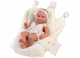 Llorens 73814 Vinyl Baby Doll 40 cm Nica v bílé barvě
