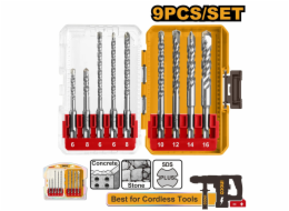 Ingco sada vrtáků do zdiva 9 ks