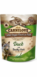 Carnilove Dog Pouch Paté Duck with Timothy Grass 300g kapsičky pro psy