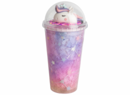 Kelímek s víčkem a brčkem Jednorožec 480ml - více variant