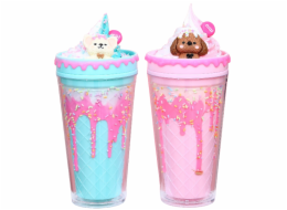 Kelímek s víčkem a brčkem Zmrzlinový Medvídek 480ml - více variant