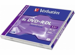 Verbatim DVD+R Double Layer 8x Speed, Jewel Case, 8,5GB