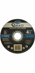 GEKO Kotouč řezný na kov/ocel INOX, 115x1,2mm GEKO