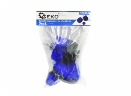 GEKO Kartáče sada 3ks, 1/4" nástavec G00880