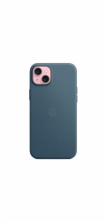 iPhone 15+ FineWoven Case with MS - Pacific Blue