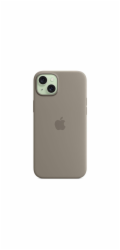 Apple Silikonové s MagSafe iPhone 15 Plus, jílově šedá MT133ZM/A Apple iPhone 15 Plus Silicone Case s MagSafe - Clay
