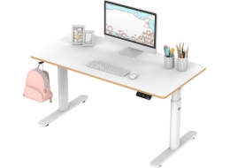 Ultradesk Dětský psací stůl, elektricky nastavitelný, 120X60 cm, 55-81 cm, PULSAR, bílý, ULTRADESK