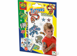 Tetovací sada SES Creative Animal Fighter 14287