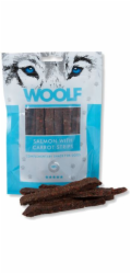 WOOLF Salmon with carrot strips - pamlsek pro psa - 100g