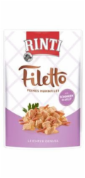 RINTI Filetto Chicken fillet with ham - vlhké krmivo pro psy - 100g