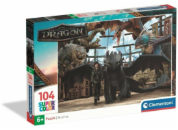 Delione Clementoni Super Color Dragon 25079, 38x 27, 104 d