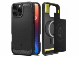 Spigen Rugged Armor MagSafe, matte black - iPhone 17 Pro Max