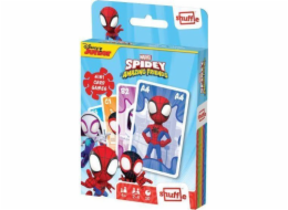 Cartamundi Karetní hra Shuffle Fun 4 v 1 s Marvel Spidey a Super-Buddies