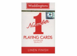 Winning Moves Waddingtons č. 1 červenomodré karty