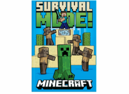 LCD hodinky s notebookem Minecraft