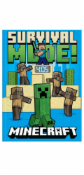 LCD hodinky s notebookem Minecraft
