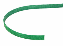 Organizér kabeláže Value Stahovací páska 10mm, suchý zip, 25m, zelená