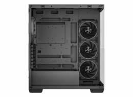 DEEPCOOL skříň CG580 4F V2 / ATX / 4x120mm ARGB fans / 2xUSB 3.0 / panoramatická / tvrzené sklo / černá