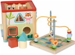 small foot Dřevěná motorická kostka Přátelé z džungle